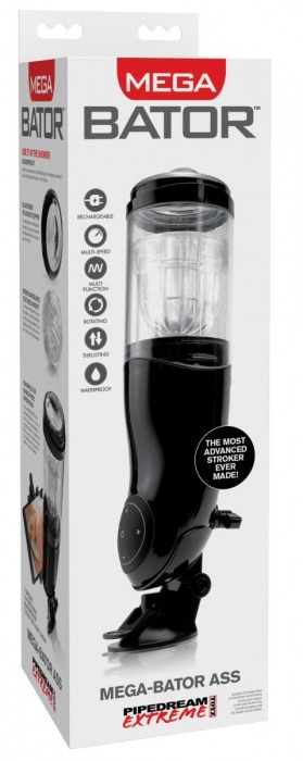 Прозрачный автоматический мастурбатор-анус Mega-Bator Ass - Pipedream - в Черкесске купить с доставкой