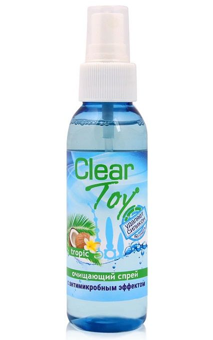 Очищающий спрей для игрушек CLEAR TOY Tropic - 100 мл. - Биоритм - купить с доставкой в Черкесске