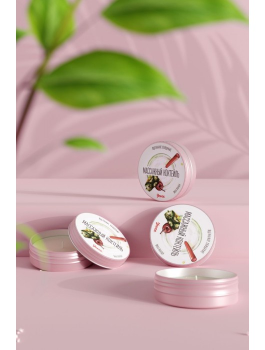 Массажная свеча «Массажный коктейль» с ароматом пина колады - 30 мл. - ToyFa - купить с доставкой в Черкесске