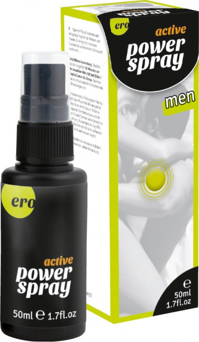 Стимулирующий спрей для мужчин Active Power Spray - 50 мл. - Ero - купить с доставкой в Черкесске