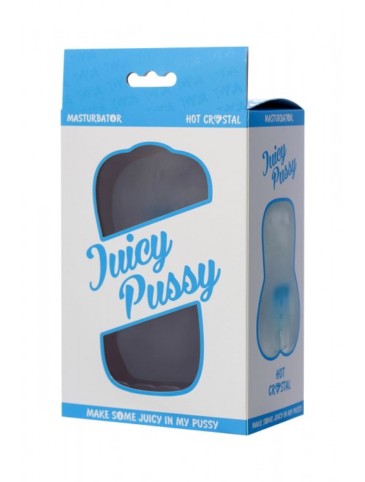 Прозрачный реалистичный мастурбатор Juicy Pussy Hot Crystal - ToyFa - в Черкесске купить с доставкой
