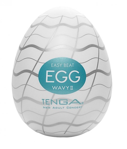 Мастурбатор-яйцо EGG Wavy II - Tenga - в Черкесске купить с доставкой