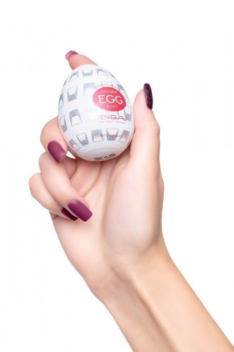 Мастурбатор-яйцо EGG Boxy - Tenga - в Черкесске купить с доставкой