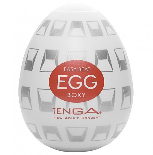 Мастурбатор-яйцо EGG Boxy - Tenga - в Черкесске купить с доставкой