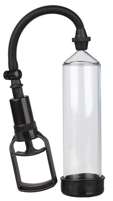 Прозрачная вакуумная помпа TRIGGER HANDLE PENIS PUMP - Dream Toys - в Черкесске купить с доставкой