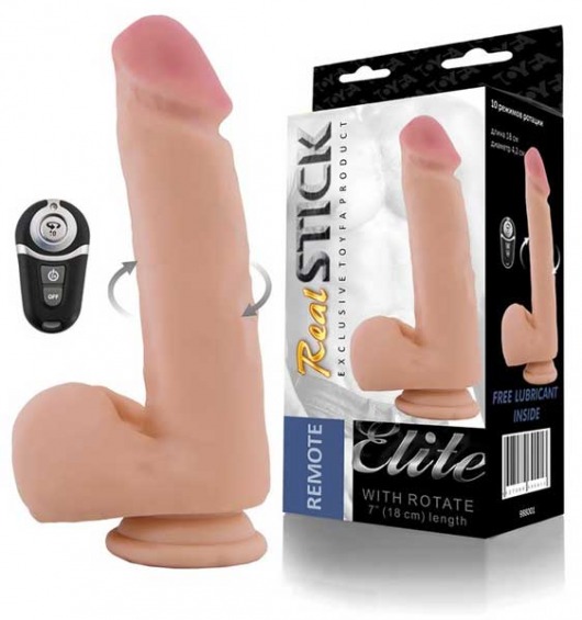 Перезаряжаемый ротатор с пультом ДУ - 18 см. - ToyFa