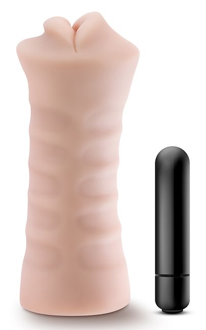 Телесный мастурбатор-ротик Angie - Blush Novelties - в Черкесске купить с доставкой