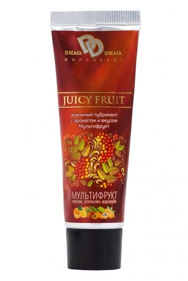 Интимный съедобный лубрикант JUICY FRUIT с ароматом фруктов - 30 мл. - БиоМед - купить с доставкой в Черкесске