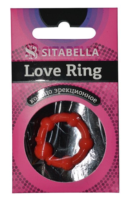 Эрекционное кольцо из киберкожи со стимулирующими бусинами - Sitabella - в Черкесске купить с доставкой