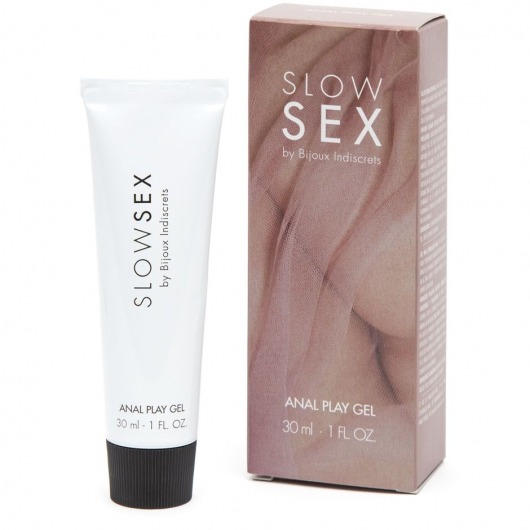 Лубрикант на водной основе Slow Sex Anal Play Gel - 30 мл. - Bijoux Indiscrets - купить с доставкой в Черкесске