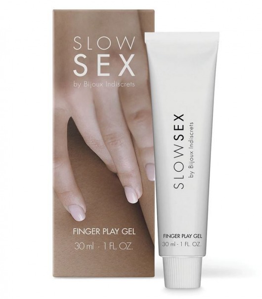Гель для мастурбации с ароматом кокоса Slow Sex Finger Play Gel - 30 мл. - Bijoux Indiscrets - купить с доставкой в Черкесске
