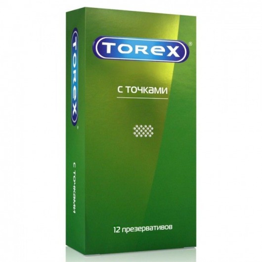 Текстурированные презервативы Torex  С точками  - 12 шт. - Torex - купить с доставкой в Черкесске