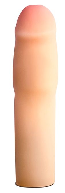Телесная насадка-удлинитель на пенис PERFORMANCE 1.5INCH COCK XTENDER - 16 см. - Blush Novelties - в Черкесске купить с доставкой