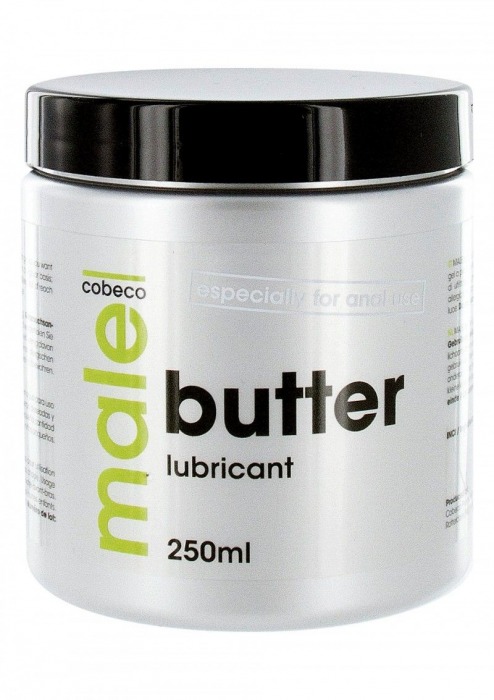 Анальный лубрикант MALE Cobeco Butter Lubricant - 250 мл. - Cobeco - купить с доставкой в Черкесске