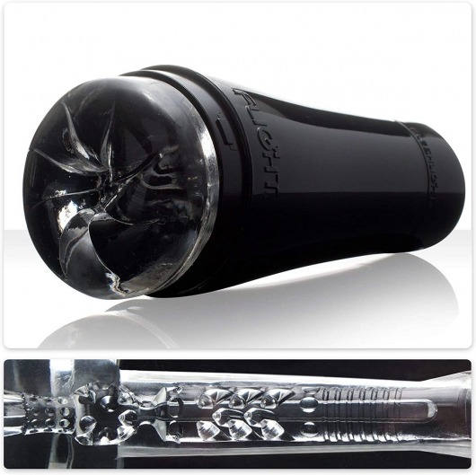 Черный мастурбатор-анус Fleshlight - Flight Pilot - Fleshlight - в Черкесске купить с доставкой