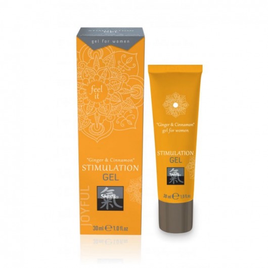 Возбуждающий интимный гель STIMULATION GEL Ginger   Cinnamon - 30 мл. - Shiatsu - купить с доставкой в Черкесске