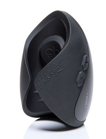 Черный инновационный мужской вибратор PULSE SOLO ESSENTIAL - Hot Octopuss - в Черкесске купить с доставкой