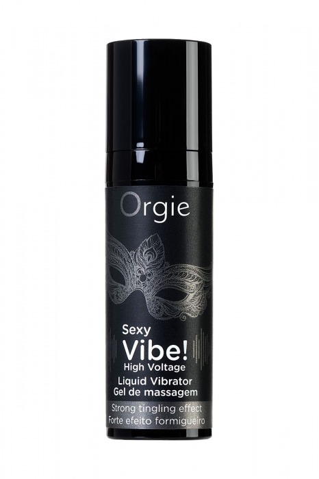 Гель для массажа ORGIE Sexy Vibe High Voltage с эффектом вибрации - 15 мл. - ORGIE - купить с доставкой в Черкесске