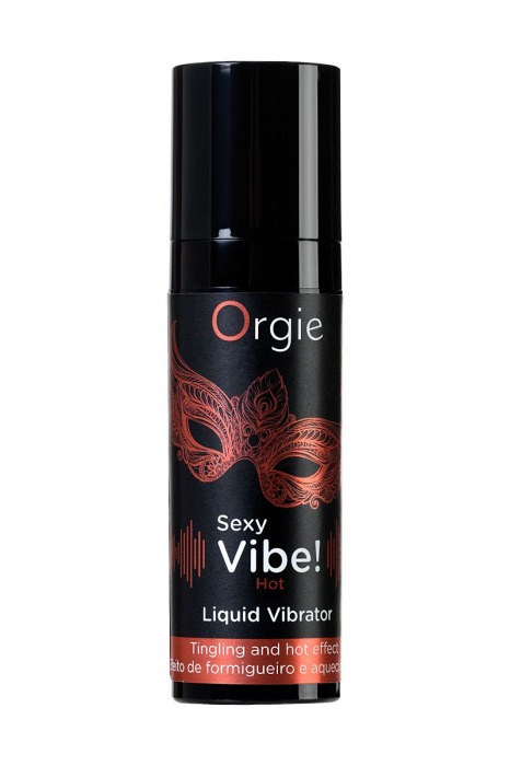 Разогревающий гель для массажа ORGIE Sexy Vibe Hot с эффектом вибрации - 15 мл. - ORGIE - купить с доставкой в Черкесске