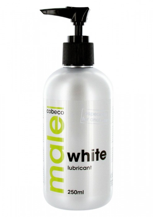 Анальная смазка на водной основе MALE Cobeco White Lubricant - 250 мл. - Cobeco - купить с доставкой в Черкесске
