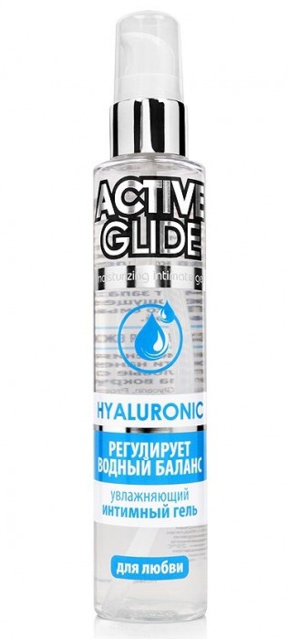 Увлажняющий интимный гель Active Glide Hyaluronic - 100 гр. - Биоритм - купить с доставкой в Черкесске