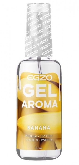 Интимный лубрикант EGZO AROMA с ароматом банана - 50 мл. - EGZO - купить с доставкой в Черкесске