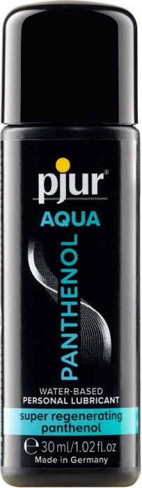 Лубрикант на водной основе с пантенолом pjur AQUA Panthenol - 30 мл. - Pjur - купить с доставкой в Черкесске
