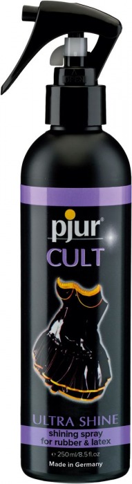 Спрей для ухода за одеждой из латекса pjur CULT Ultra Shine - 250 мл. - Pjur - купить с доставкой в Черкесске