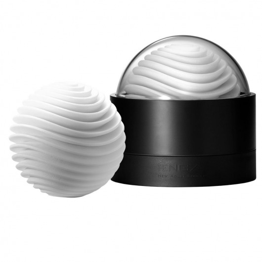 Белый мастурбатор Tenga Geo Aqua - Tenga - в Черкесске купить с доставкой
