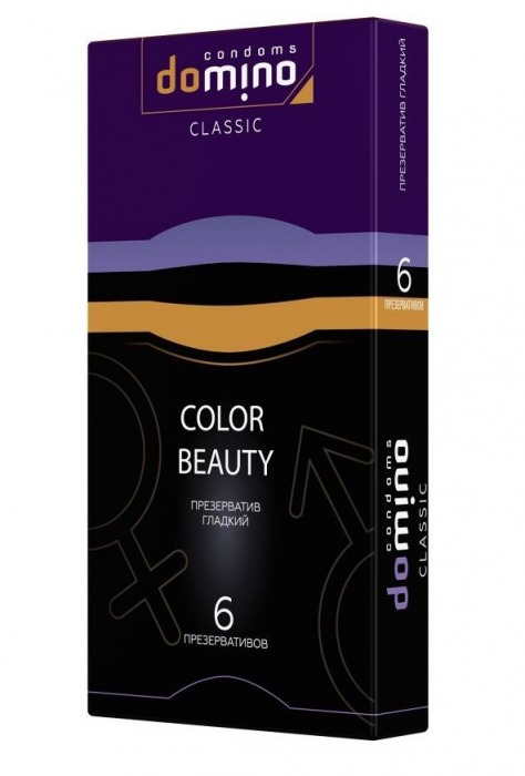Разноцветные презервативы DOMINO Colour Beauty - 6 шт. - Domino - купить с доставкой в Черкесске