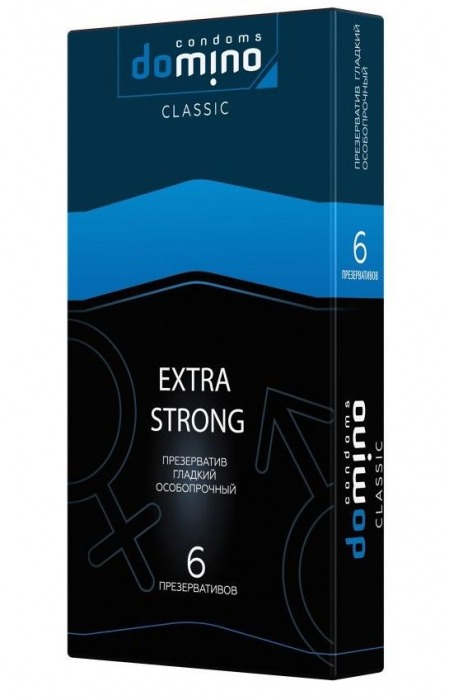 Суперпрочные презервативы DOMINO Extra Strong - 6 шт. - Domino - купить с доставкой в Черкесске