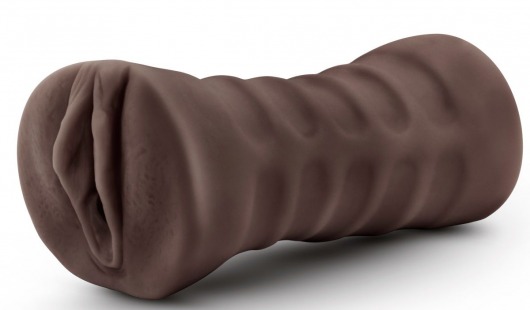 Коричневый мастурбатор-вагина Hot Chocolate Brianna - Blush Novelties - в Черкесске купить с доставкой
