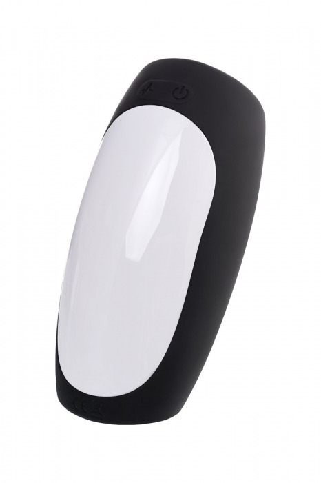 Черно-белый перезаряжаемый мастурбатор Erotist Hailstorm - Erotist Adult Toys - в Черкесске купить с доставкой