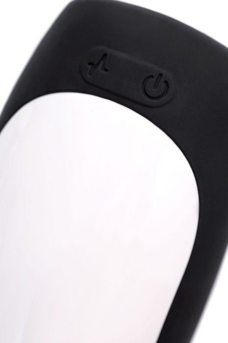 Черно-белый перезаряжаемый мастурбатор Erotist Hailstorm - Erotist Adult Toys - в Черкесске купить с доставкой