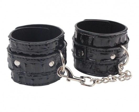 Черные наручники Surrender Wrist Restraints - Chisa - купить с доставкой в Черкесске