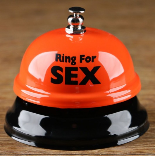 Настольный звонок RING FOR SEX - Сима-Ленд - купить с доставкой в Черкесске