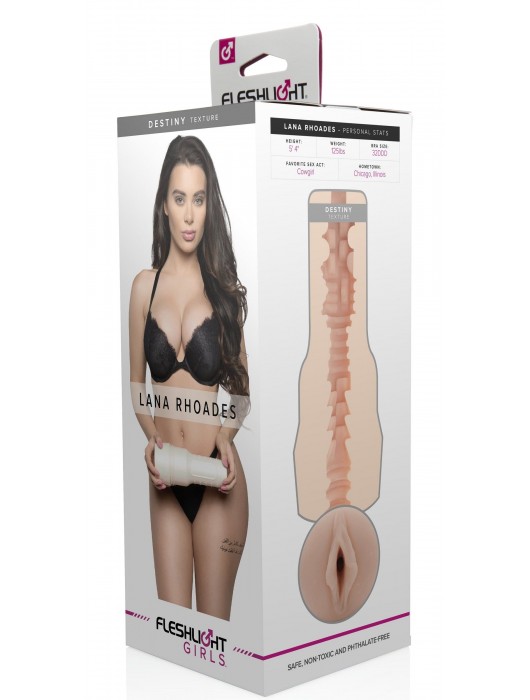 Мастурбатор-вагина Fleshlight Girls - Lana Rhoades Destiny - Fleshlight - в Черкесске купить с доставкой