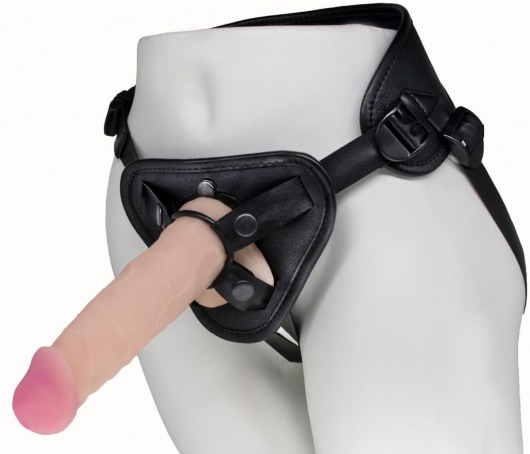 Пояс харнесс BEST UNI strap с 2 сменными насадками - 18,5 и 16 см. - LOVETOY (А-Полимер) - купить с доставкой в Черкесске