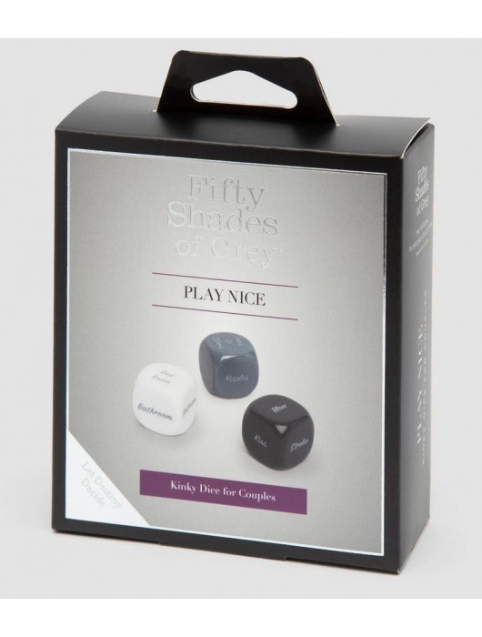 Игральные кубики для пар Play Nice - Fifty Shades of Grey - купить с доставкой в Черкесске