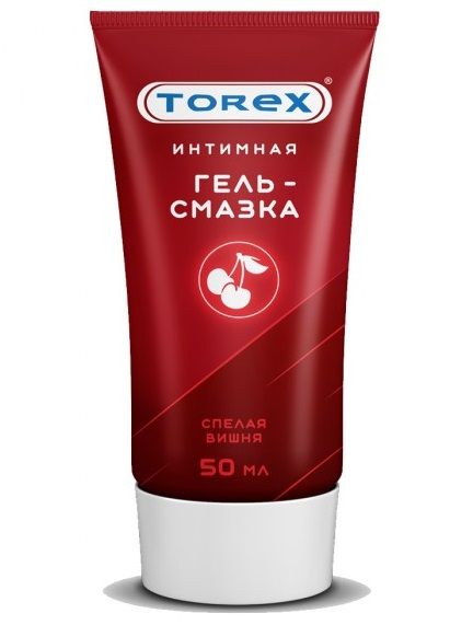 Смазка на водной основе TOREX  Спелая вишня  - 50 мл. - Torex - купить с доставкой в Черкесске