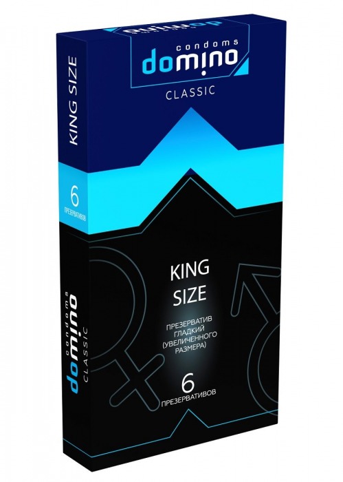 Презервативы увеличенного размера DOMINO Classic King size - 6 шт. - Domino - купить с доставкой в Черкесске