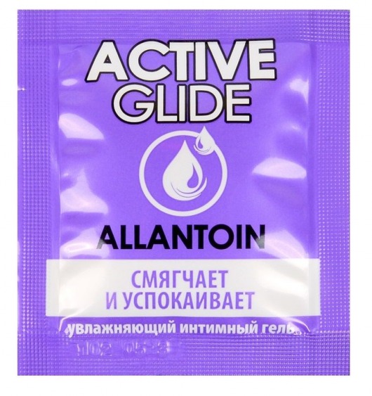 Лубрикант на водной основе Active Glide с аллантоином - 3 гр. - Биоритм - купить с доставкой в Черкесске
