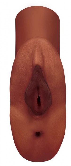 Коричневый мастурбатор Perfect Pussy Double Stroker - Pipedream - в Черкесске купить с доставкой