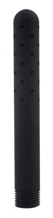 Черная насадка для анального душа ANAL DOUCHE - 15 см. - Dream Toys - купить с доставкой в Черкесске