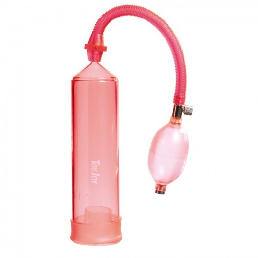 Красная вакуумная помпа Power Pump Red - Toy Joy - в Черкесске купить с доставкой