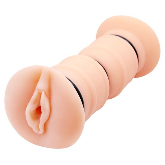 Телесный вибромастурбатор-вагина Michelle - Baile - в Черкесске купить с доставкой