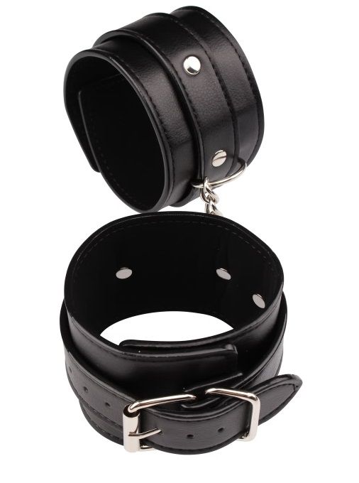 Черные оковы Classic Ankle Cuffs - Chisa - купить с доставкой в Черкесске