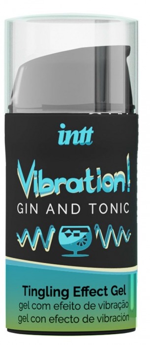 Жидкий интимный гель с эффектом вибрации Vibration! Gin   Tonic - 15 мл. - INTT - купить с доставкой в Черкесске