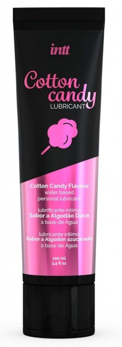 Интимный гель на водной основе Cotton Candy Lubricant - 100 мл. - INTT - купить с доставкой в Черкесске
