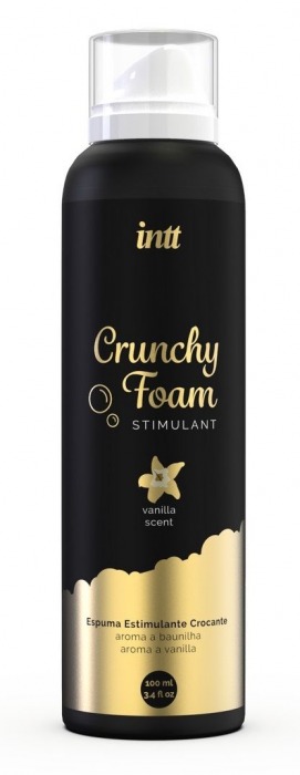 Пенка для массажа Crunchy Foam Stimulant Vanilla - 100 мл. - INTT - купить с доставкой в Черкесске